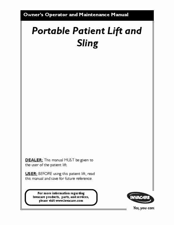Invacare Personal Lift 9805-page_pdf